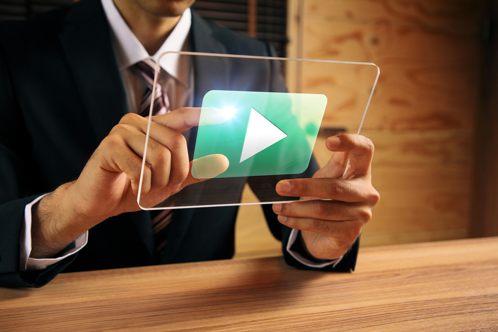 動画の再生ボタン